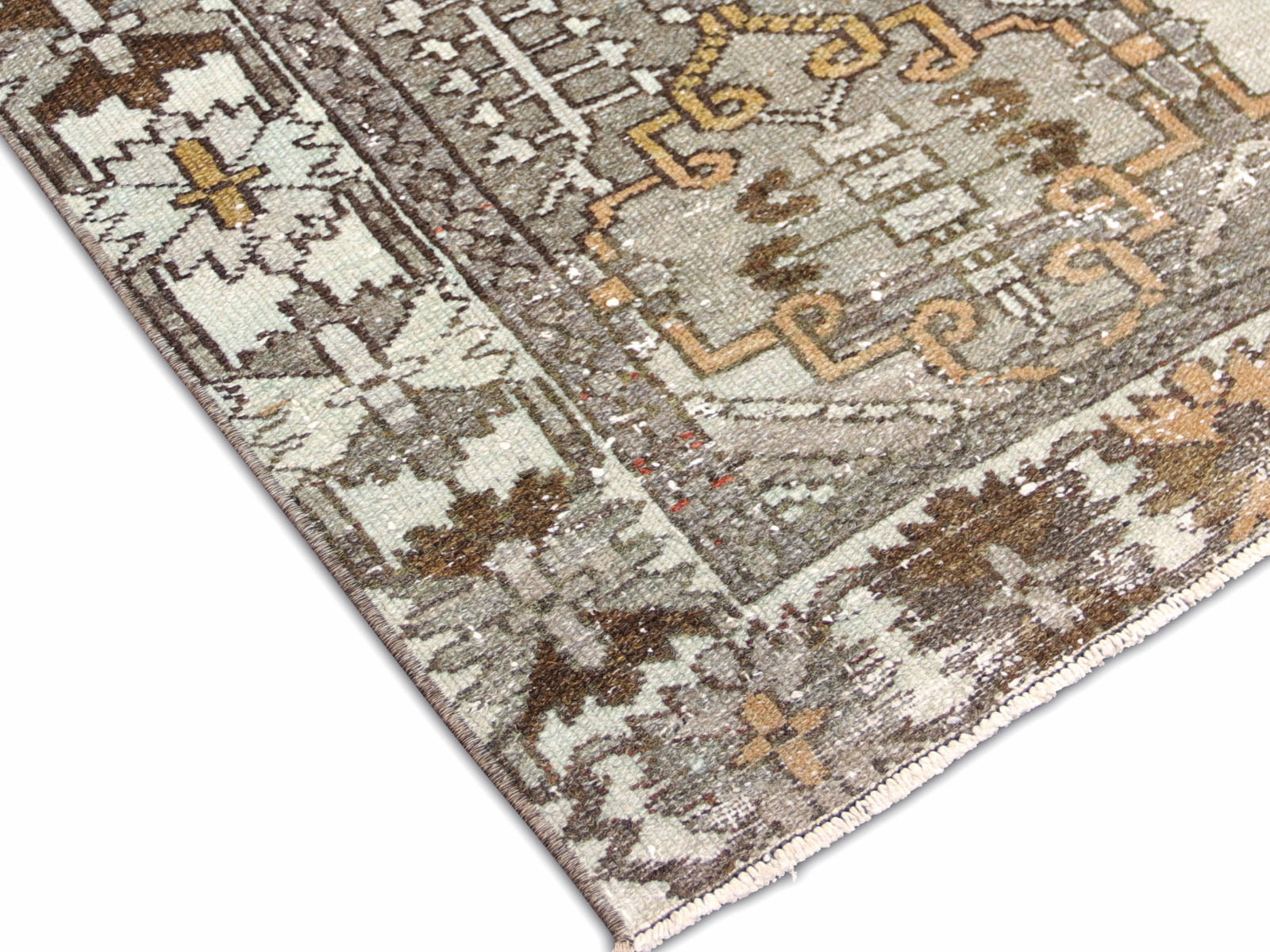 Semi Antique Persian Melayer Rug - 4'2" x 6'7"