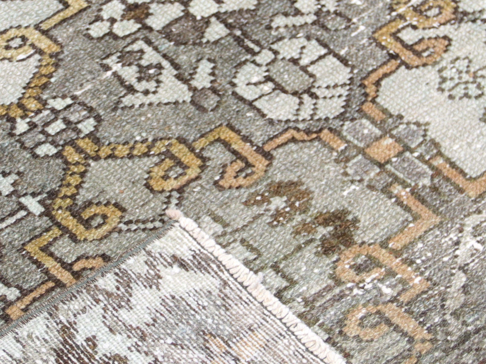 Semi Antique Persian Melayer Rug - 4'2" x 6'7"
