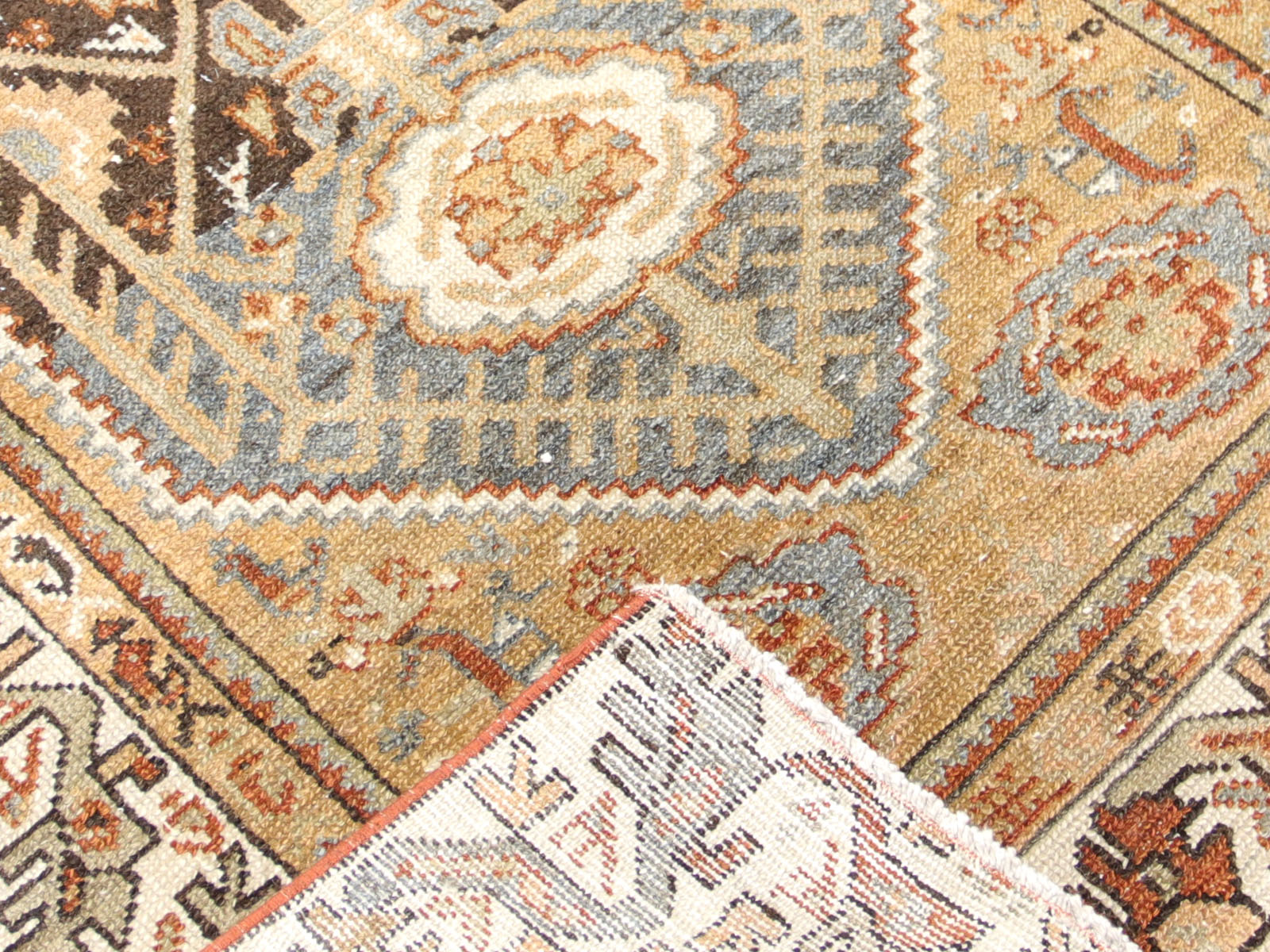 Antique Persian Melayer Runner - 3'1" x 16'7"