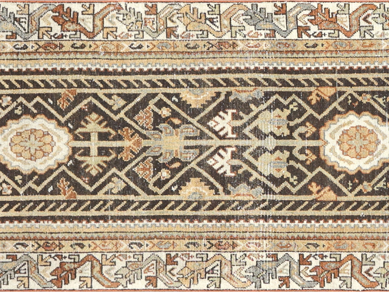 Antique Persian Melayer Runner - 3'1" x 16'7"