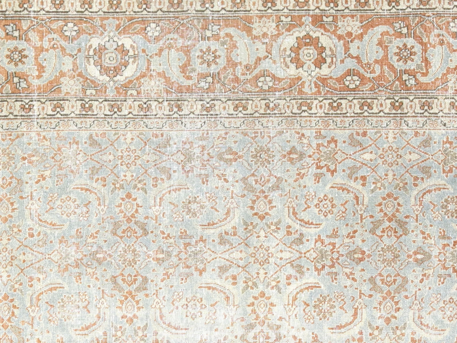 Semi Antique Persian Tabriz Rug - 8'1" x 10'9"