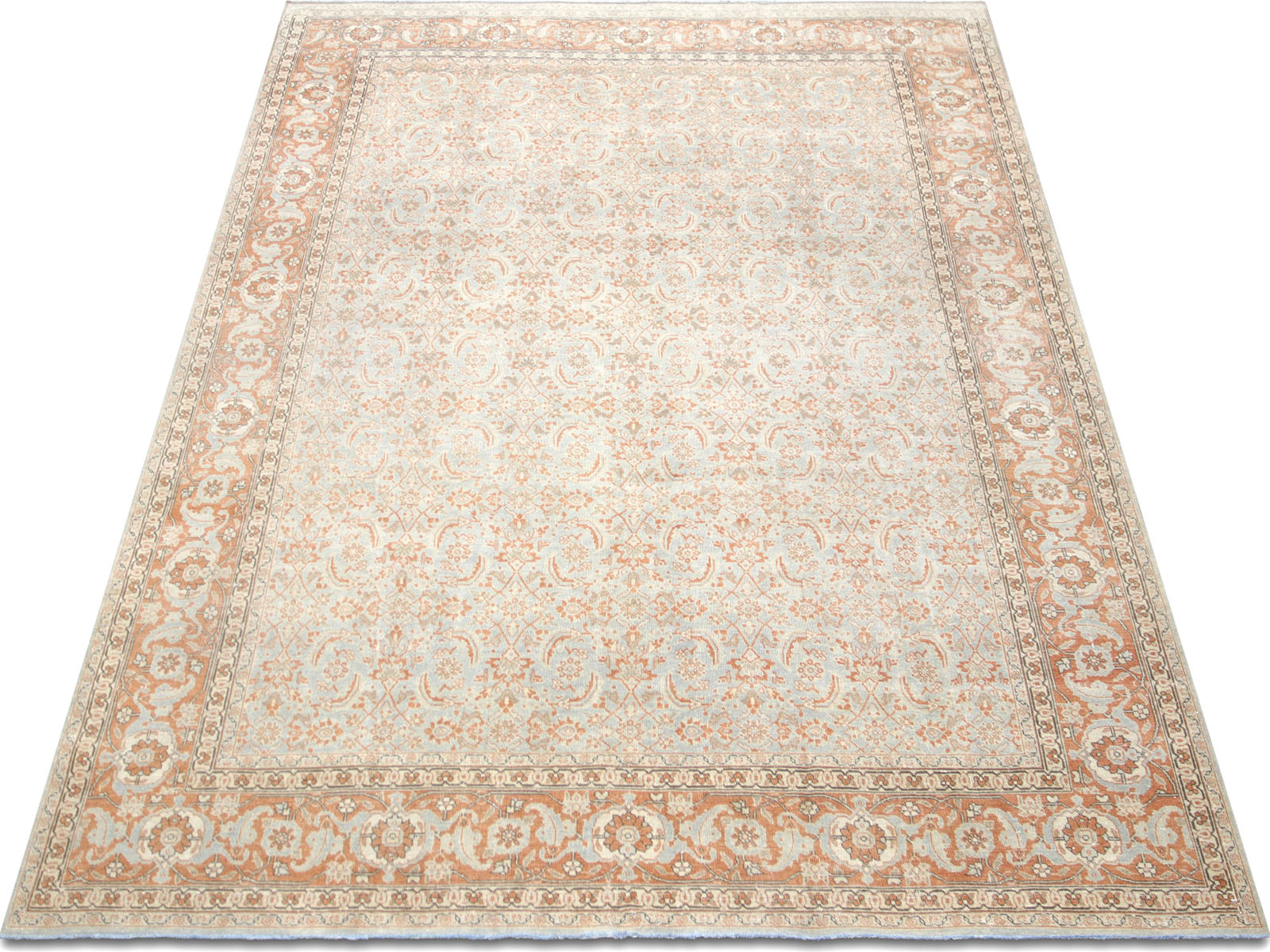 Semi Antique Persian Tabriz Rug - 8'1" x 10'9"