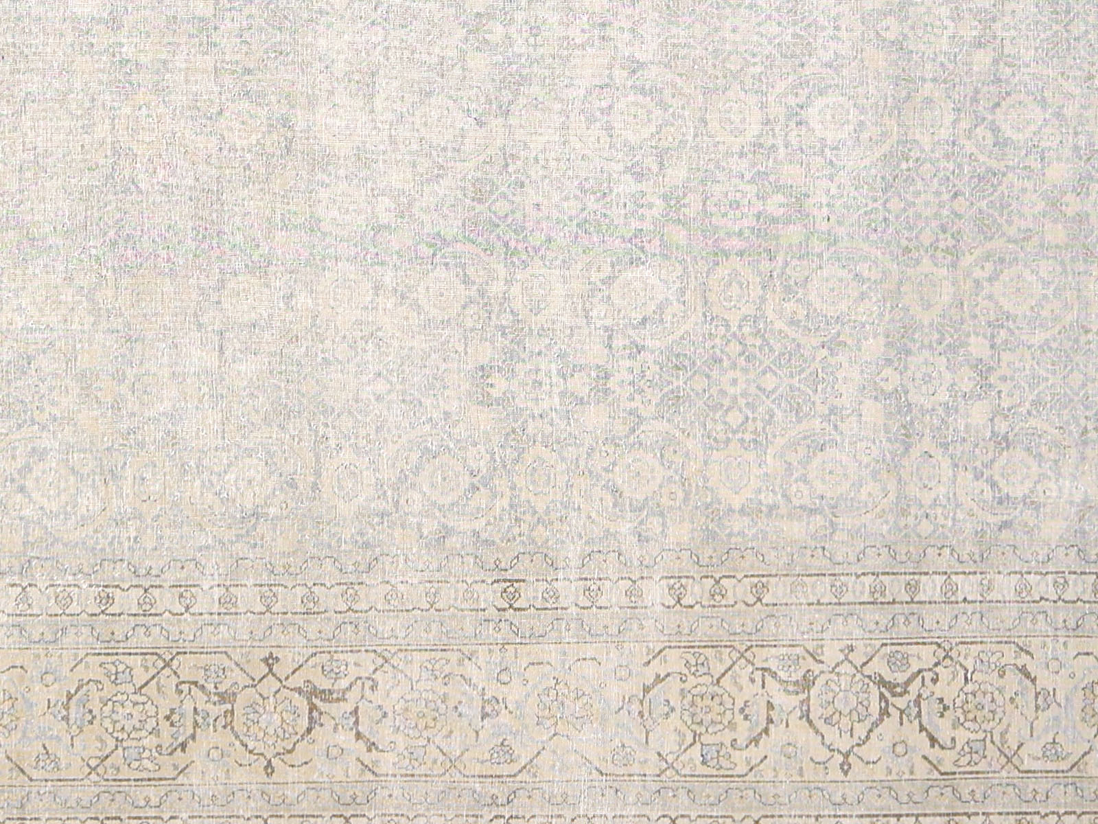 Semi Antique Persian Tabriz Rug - 11' x 15'3"