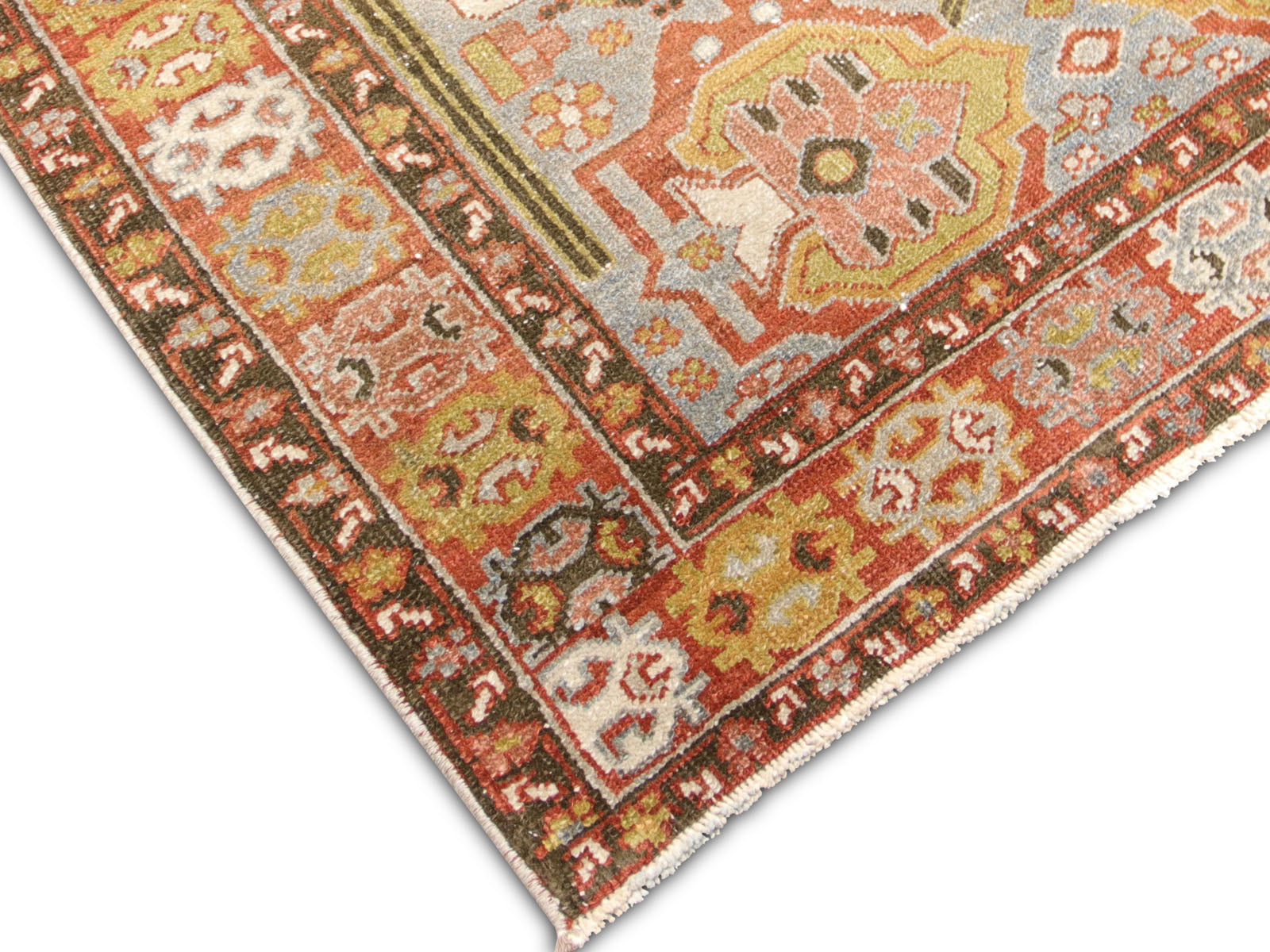 Antique Persian Heriz Runner - 3'6" x 14'6"