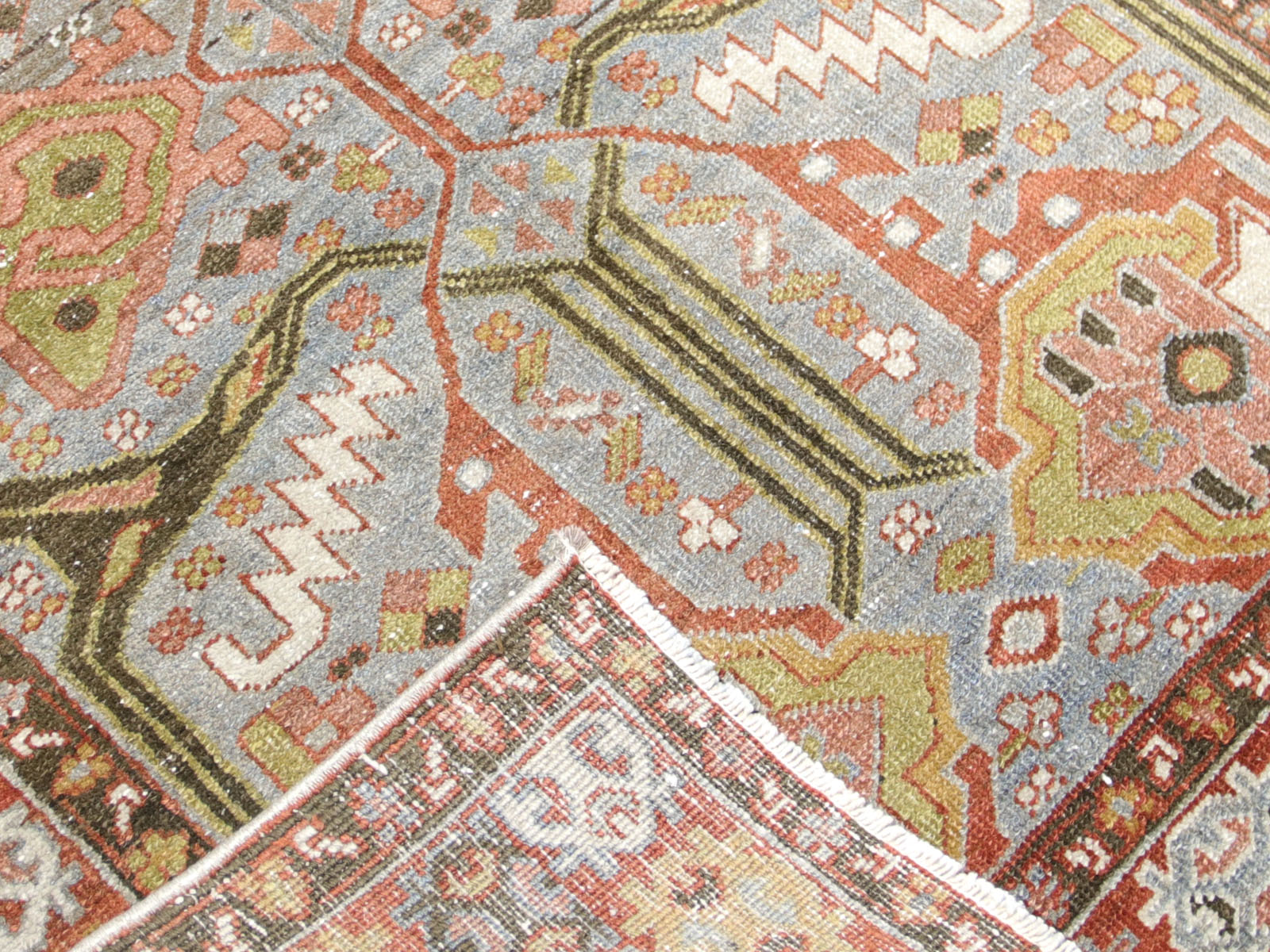 Antique Persian Heriz Runner - 3'6" x 14'6"