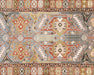 Antique Persian Heriz Rug in Taupe,Red tones and an All Over,Geometrical pattern. Measuring 3 feet 6 inches x 14 feet 6 inches – SKU 240482