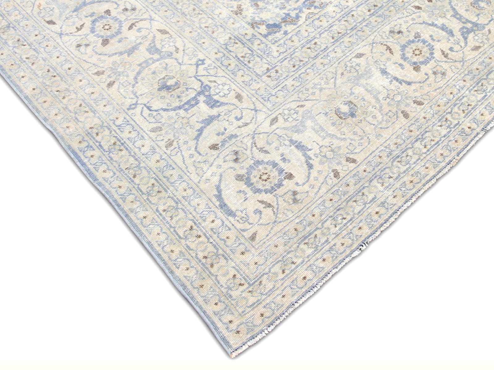 Semi Antique Persian Tabriz Rug - 9'10" x 12'10"