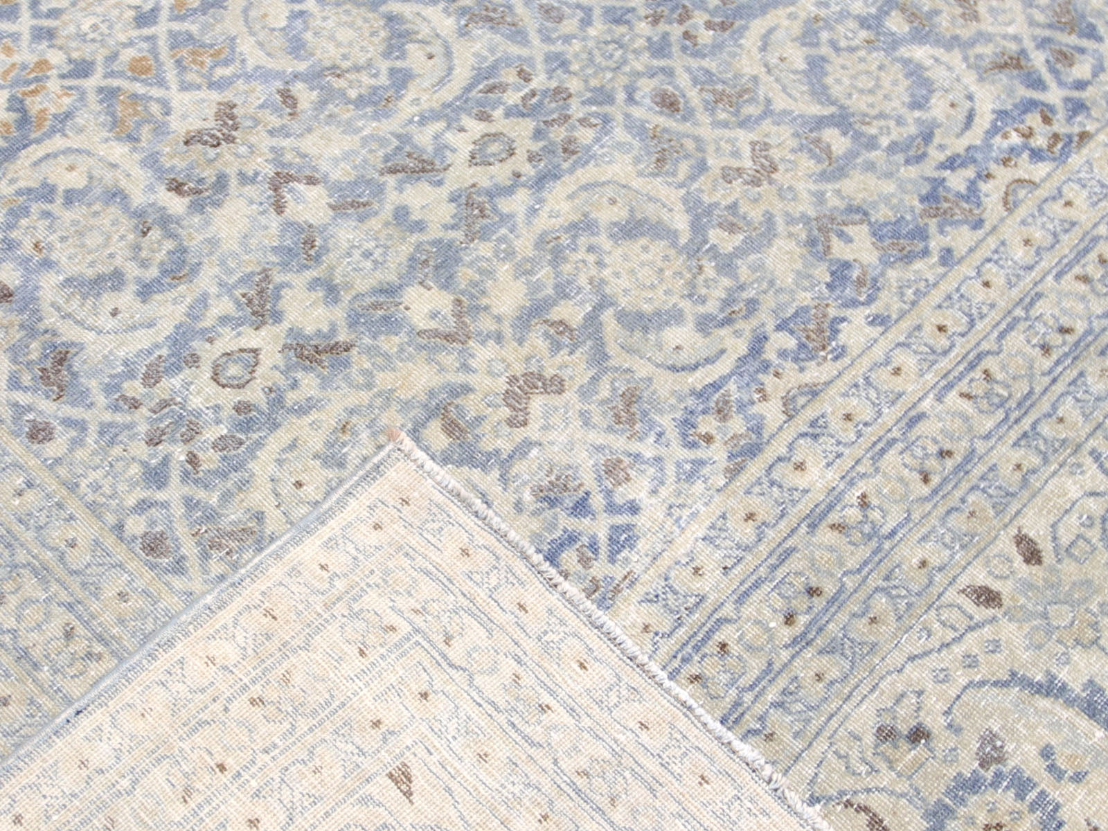 Semi Antique Persian Tabriz Rug - 9'10" x 12'10"
