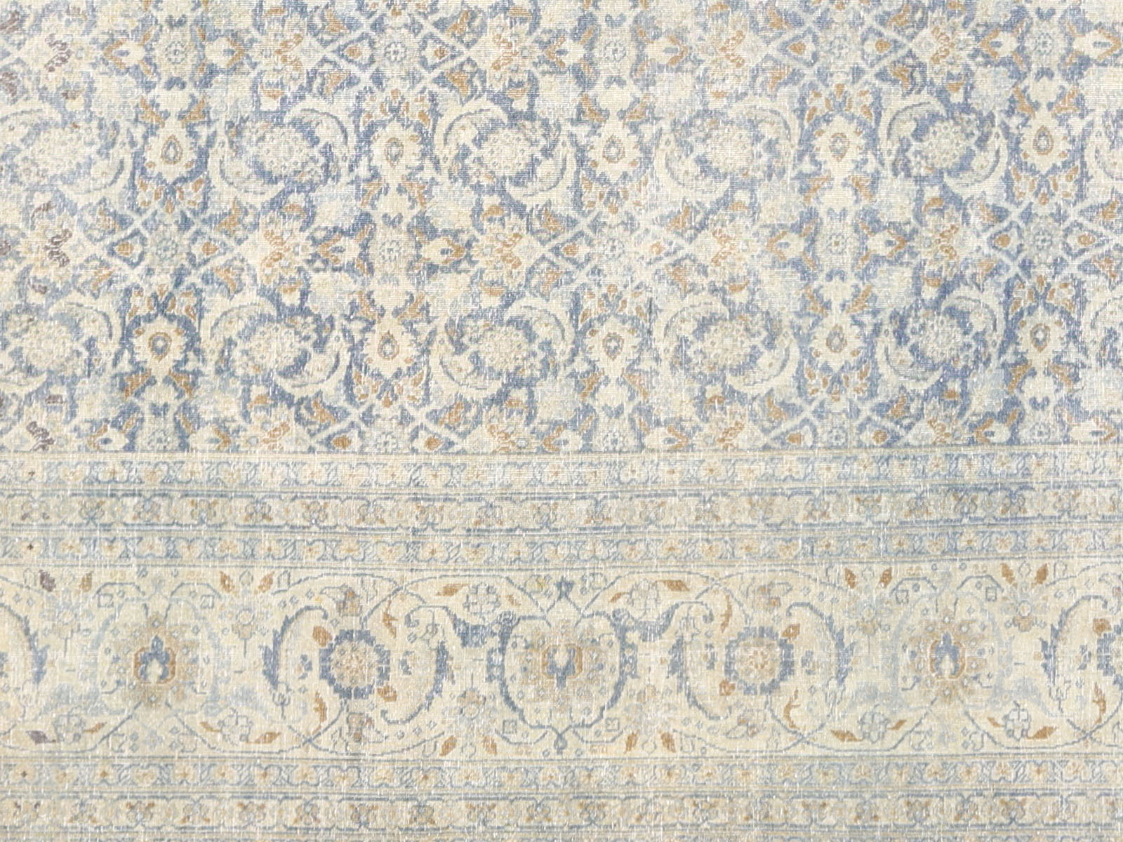Semi Antique Persian Tabriz Rug - 9'10" x 12'10"