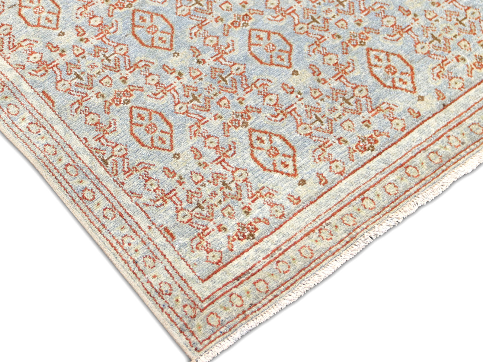 Antique Persian Senne Rug - 3'8" x 5'7"