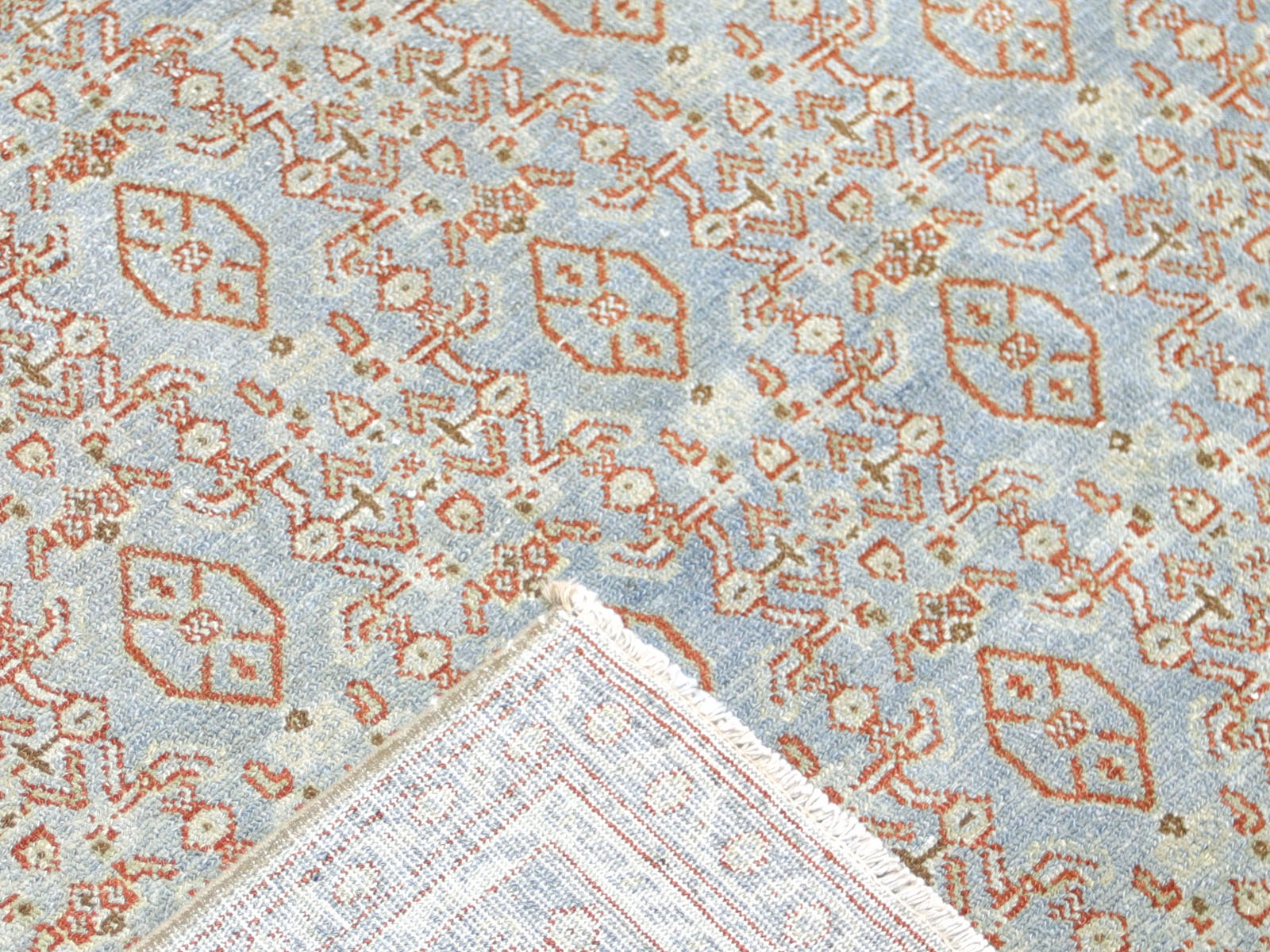 Antique Persian Senne Rug - 3'8" x 5'7"