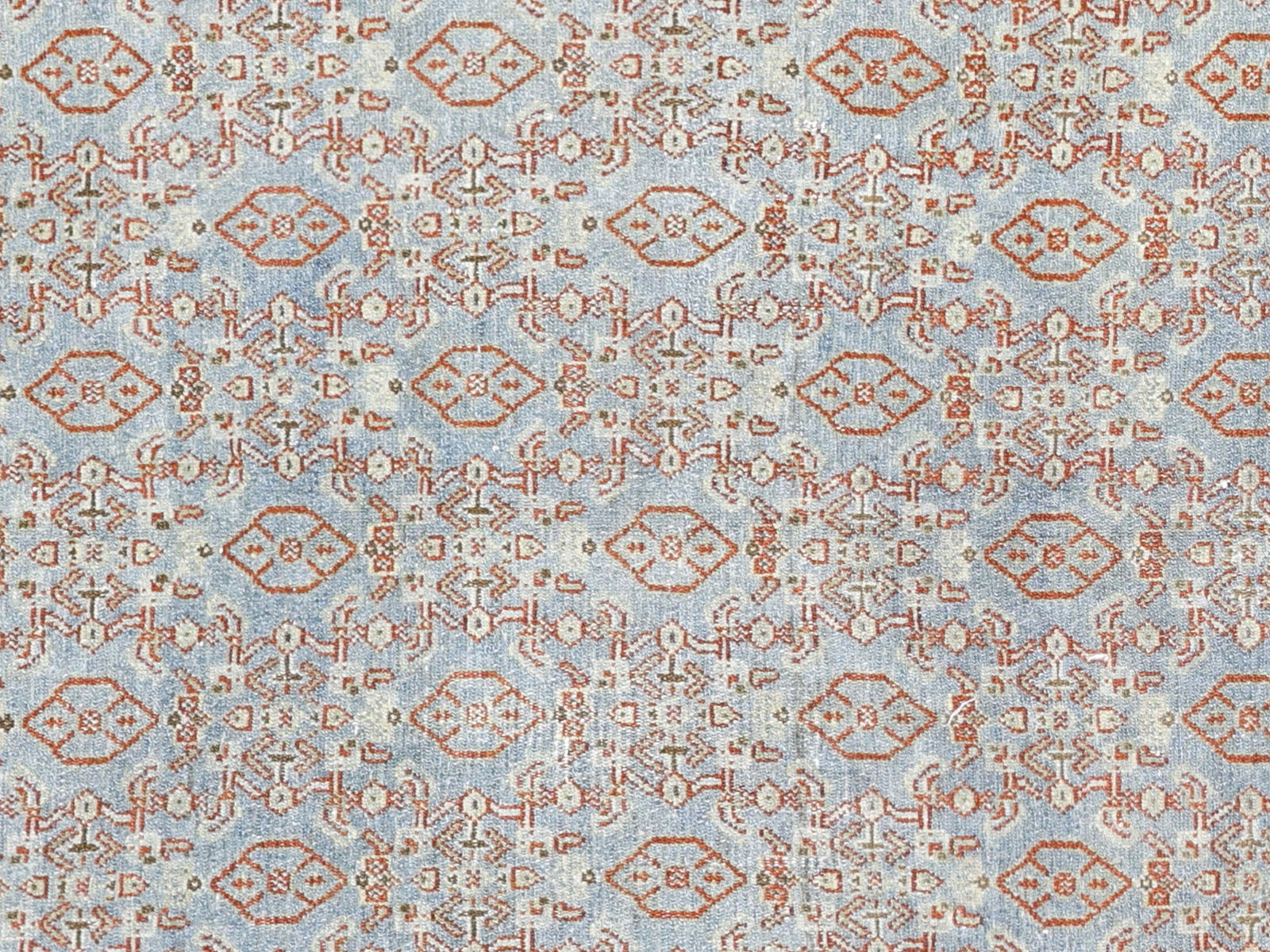 Antique Persian Senne Rug - 3'8" x 5'7"