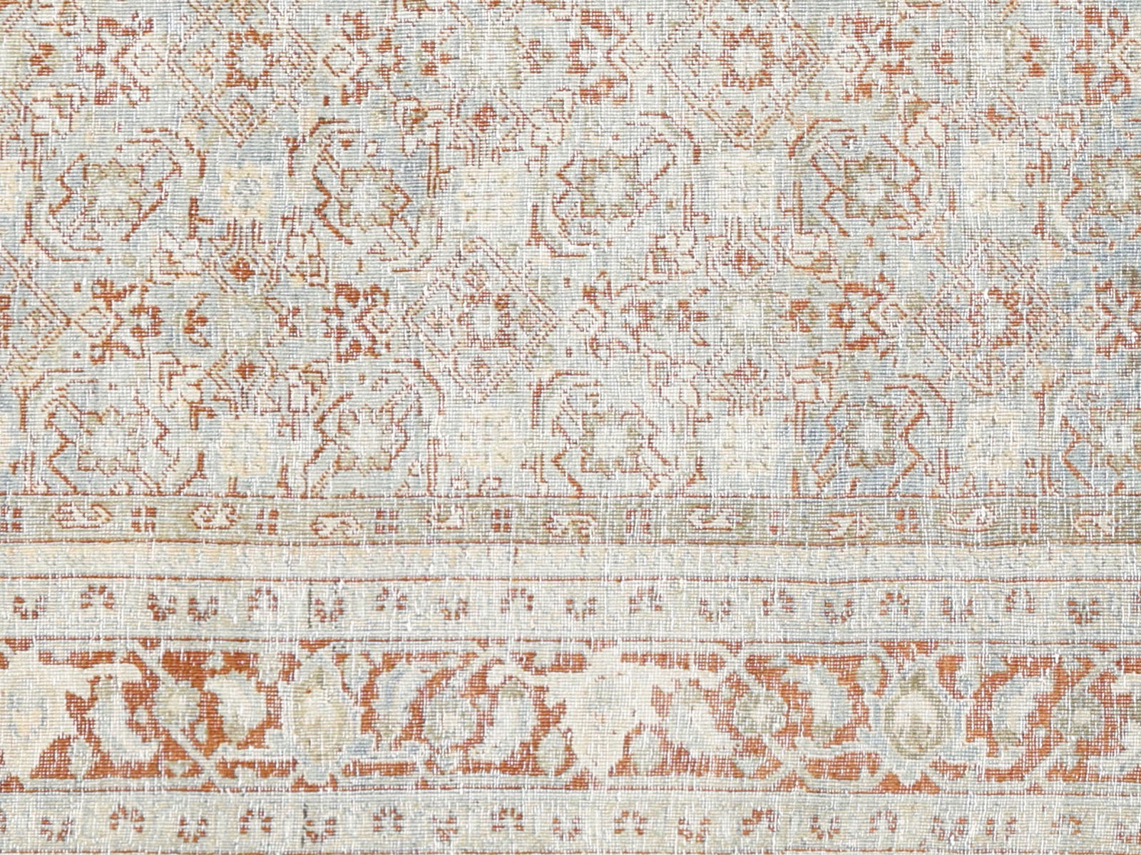 Semi Antique Persian Mahal Rug - 7'5" x 10'6"