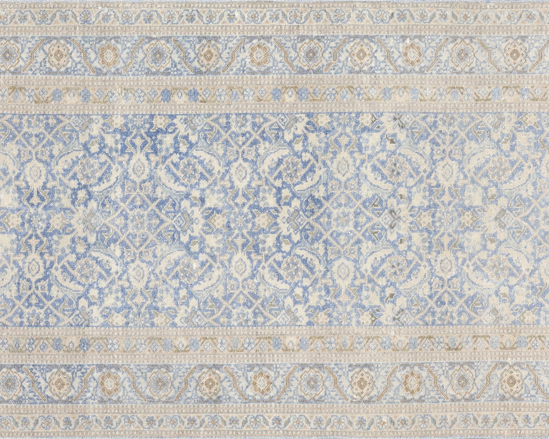 Semi Antique Persian Melayer Runner - 2'11" x 17'9"