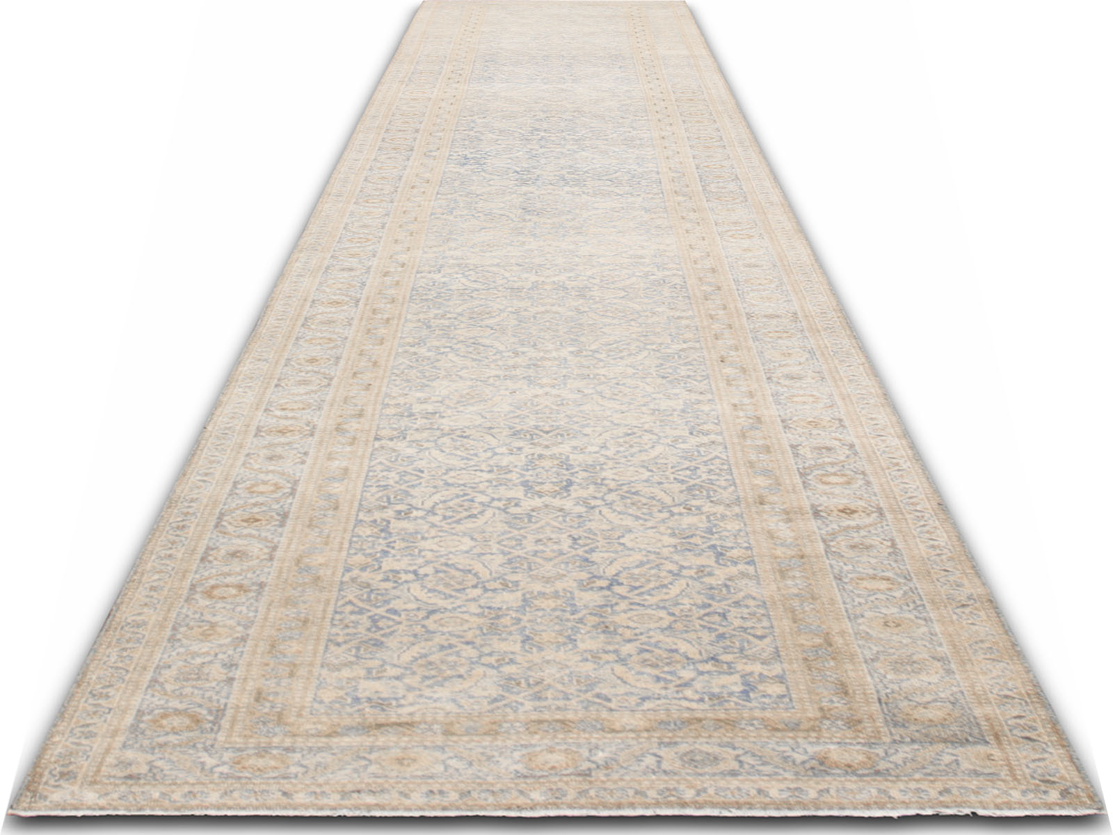 Semi Antique Persian Melayer Runner - 2'11" x 17'9"