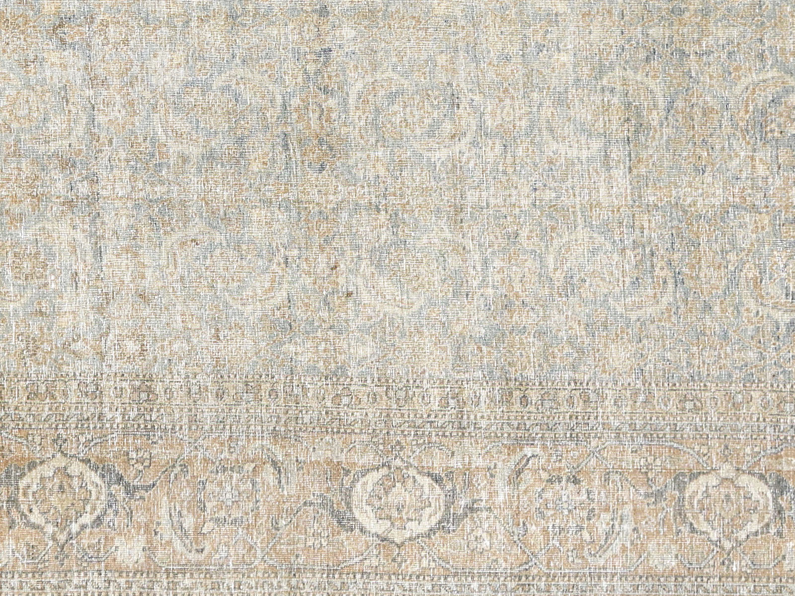 Semi Antique Persian Tabriz Rug - 6'11" x 10'3" - 240489