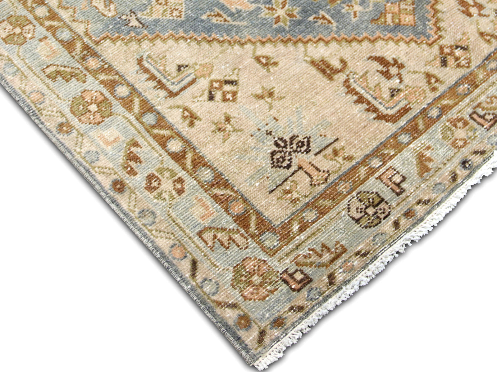 Semi Antique Persian Melayer Runner - 3'8" x 16'11"