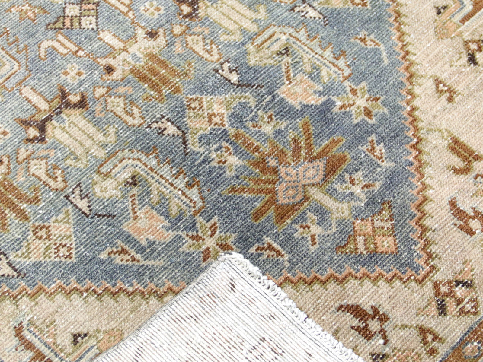 Semi Antique Persian Melayer Runner - 3'8" x 16'11"