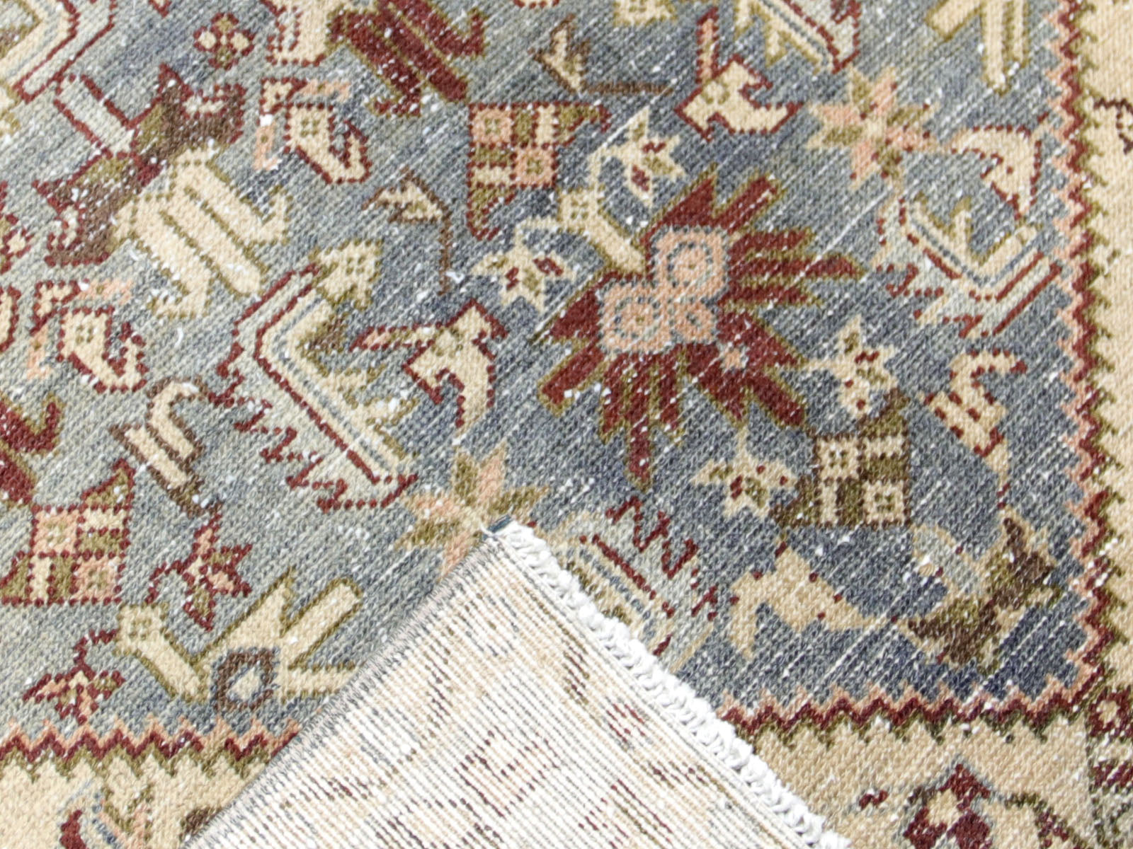 Semi Antique Persian Melayer Runner - 3'6" x 16'10"