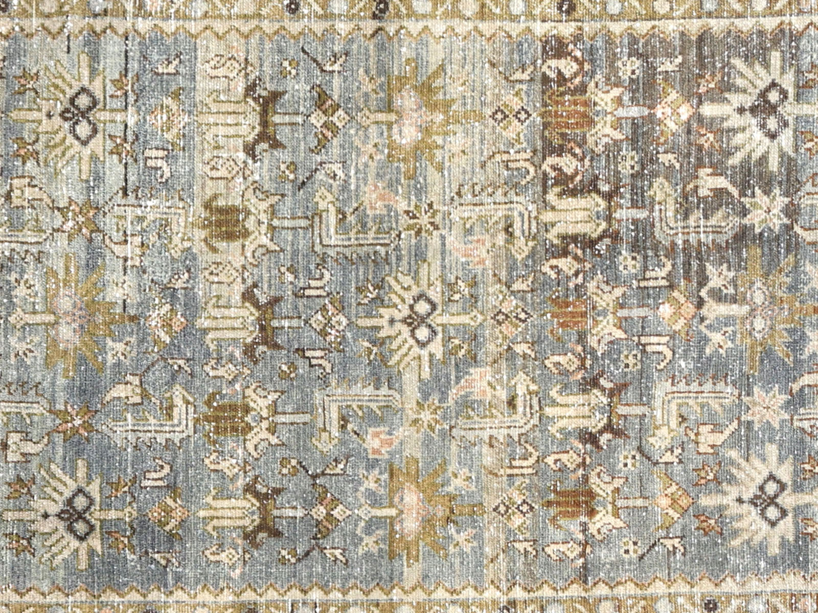 Semi Antique Persian Melayer Runner - 3'6" x 10'5"