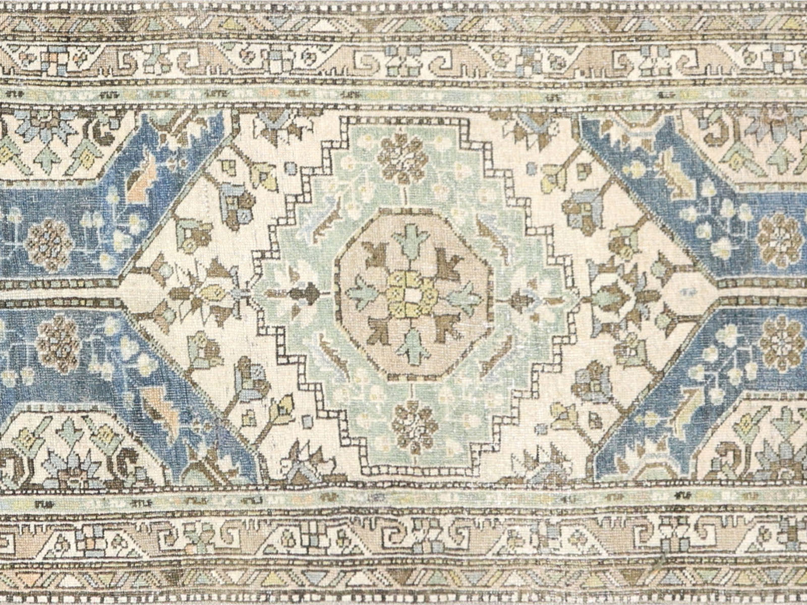 Semi Antique Persian Melayer Runner - 2'10" x 14'9"