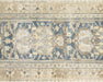 Semi Antique Persian Melayer Rug in Blue,Beige tones and an All Over,Geometrical pattern. Measuring 2 feet 9 inches x 15 feet 4 inches – SKU 240496