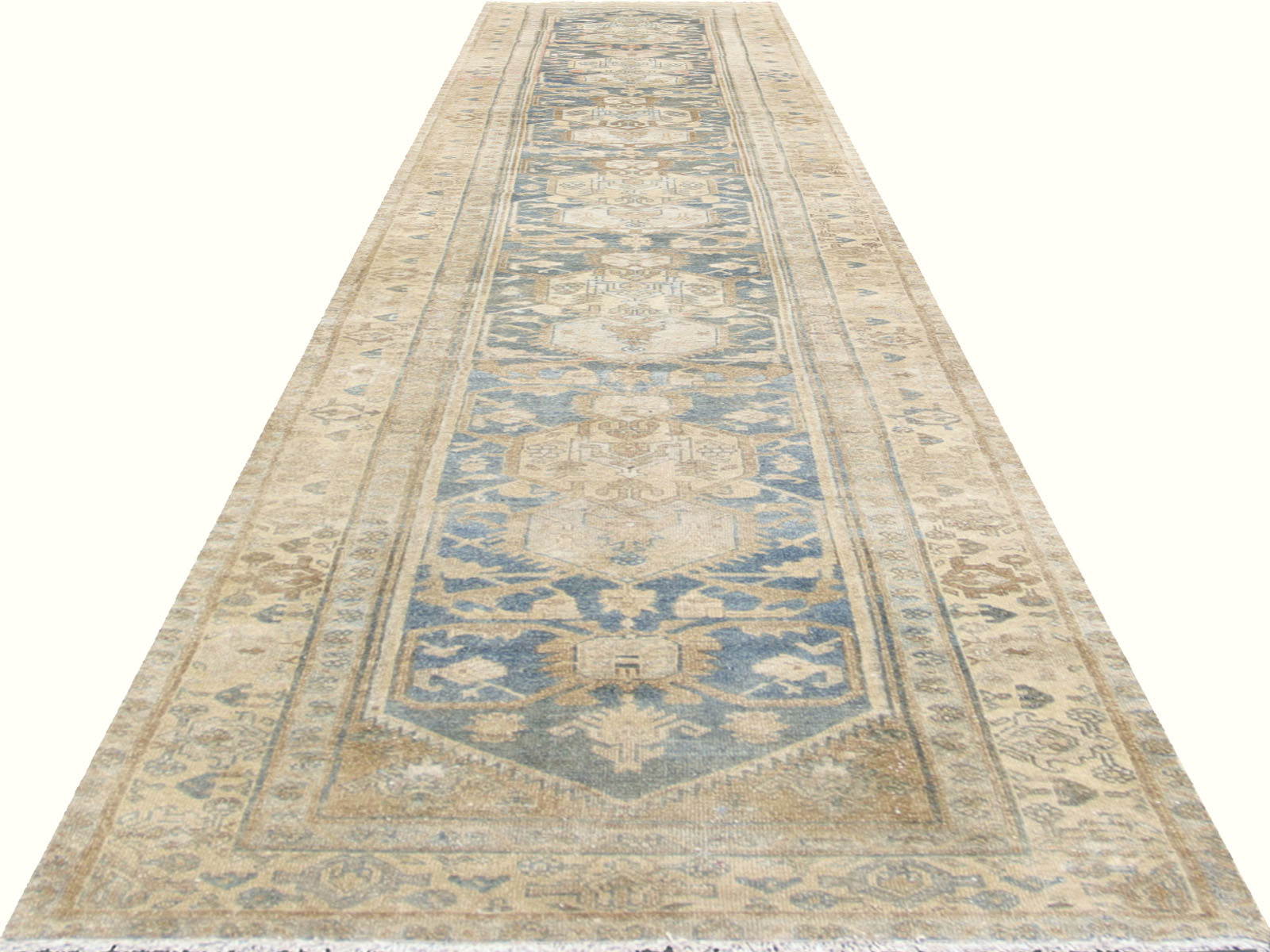Semi Antique Persian Melayer Runner - 2'9" x 15'4"