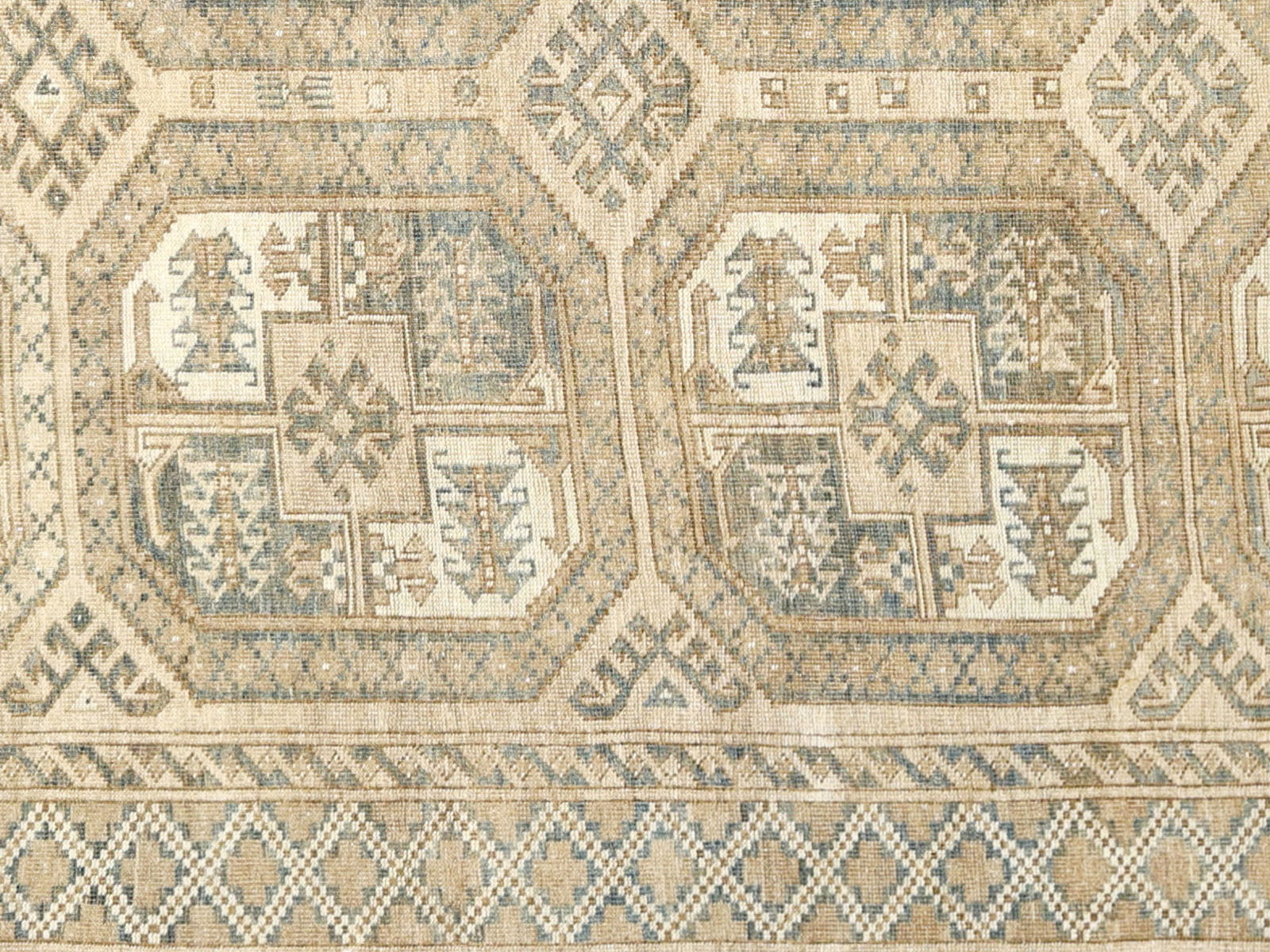 Vintage Afgan Beshir Rug - 7'4" x 9'6"