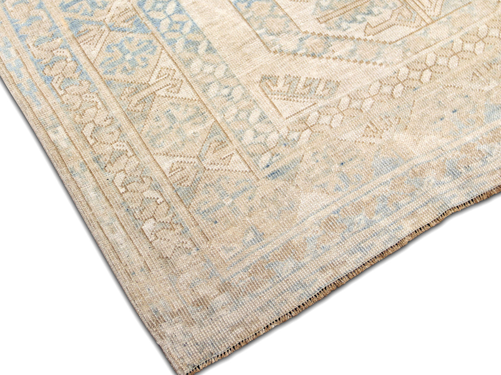 Vintage Afgan Beshir Rug - 7'8" x 9'6" - 240498