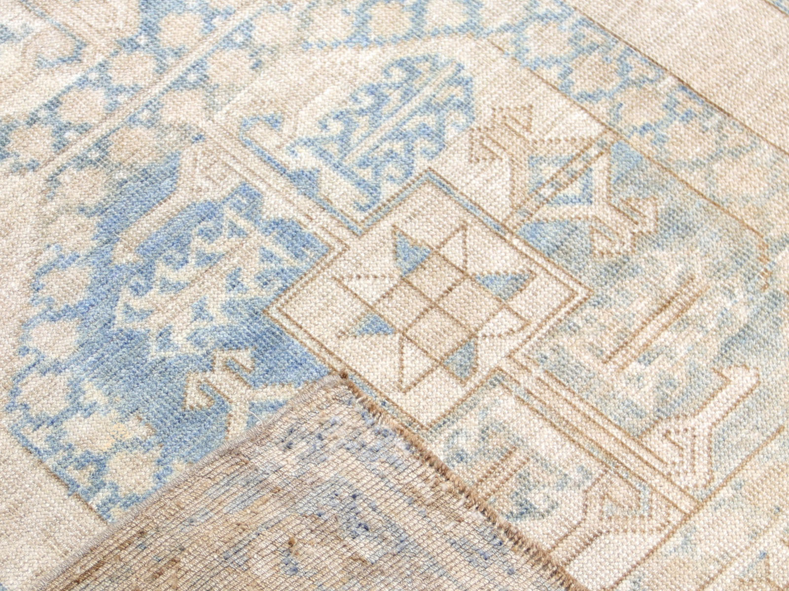 Vintage Afgan Beshir Rug - 7'8" x 9'6" - 240498