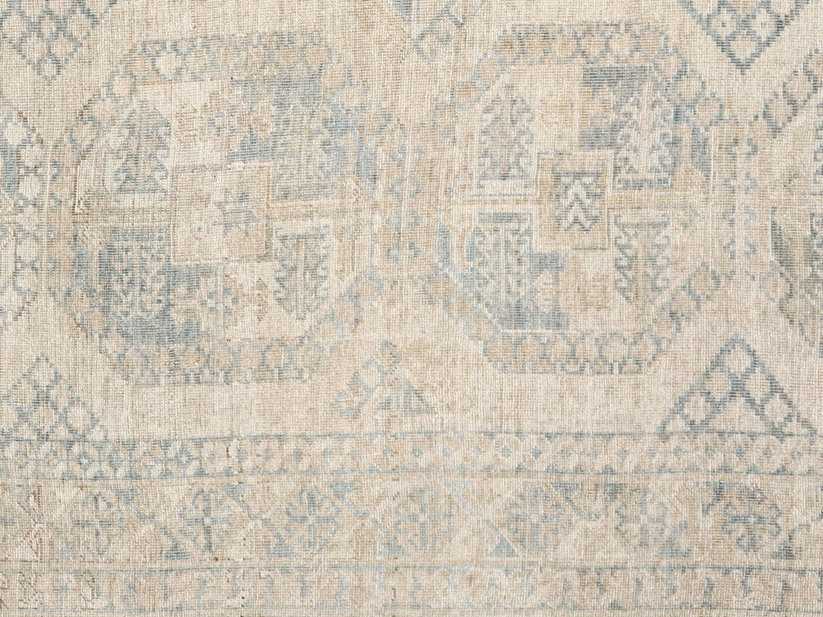 Vintage Afgan Beshir Rug - 7'8" x 9'6" - 240498