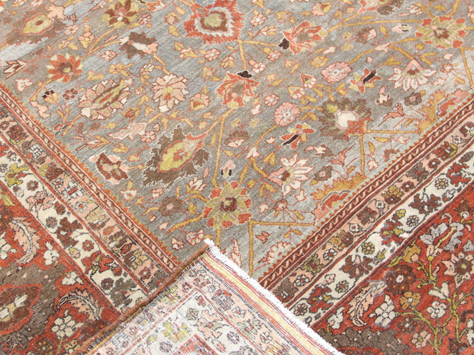Antique Persian Bidjar Runner - 12'6" x 20'6" - 260001