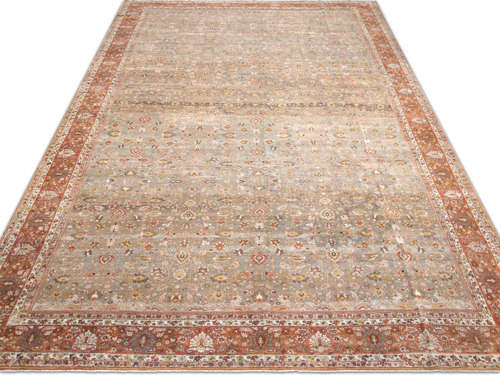 Antique Persian Bidjar Runner - 12'6" x 20'6" - 260001