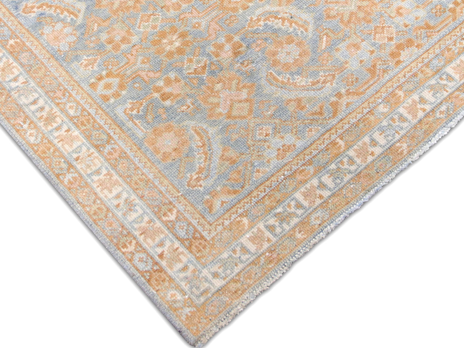 Semi Antique Persian Melayer Runner - 3'8" x 16'4" - 260002