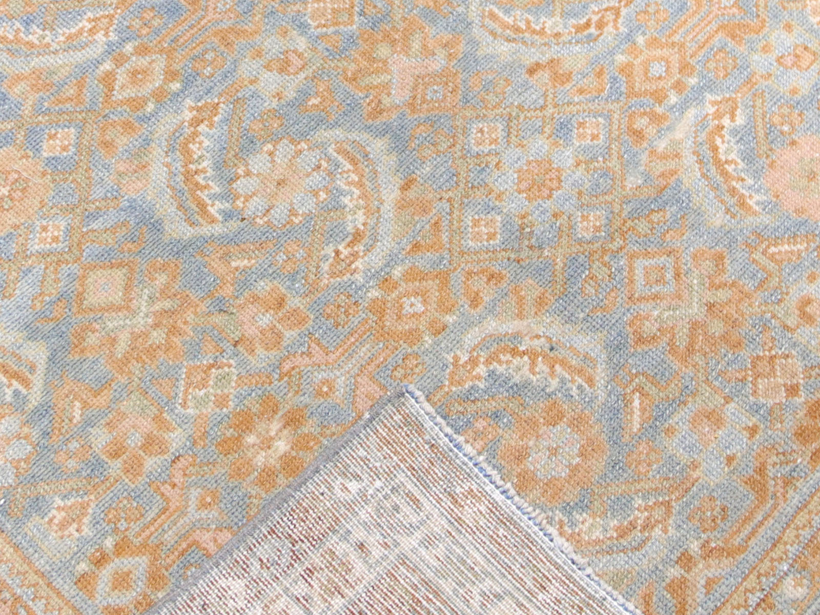Semi Antique Persian Melayer Runner - 3'8" x 16'4" - 260002