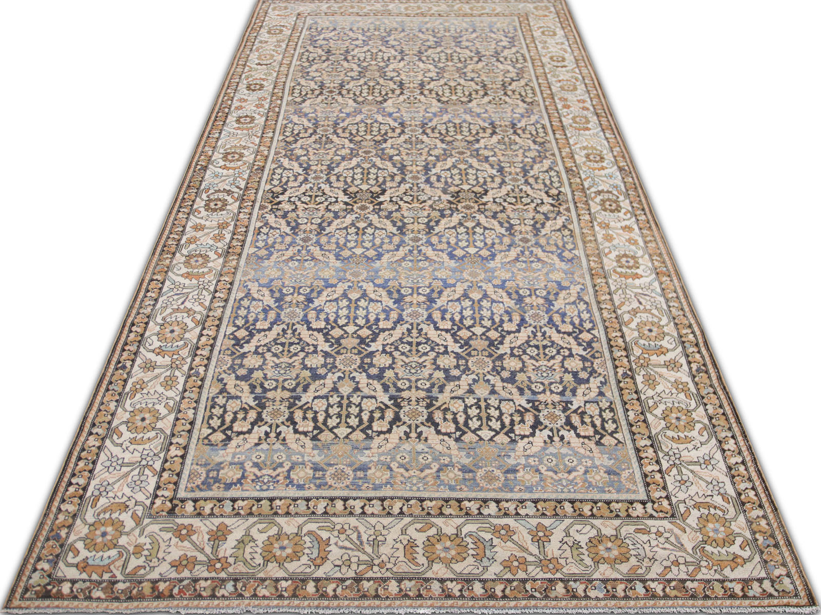 Antique Persian Melayer Rug - 7'4" x 16'10" - 260005