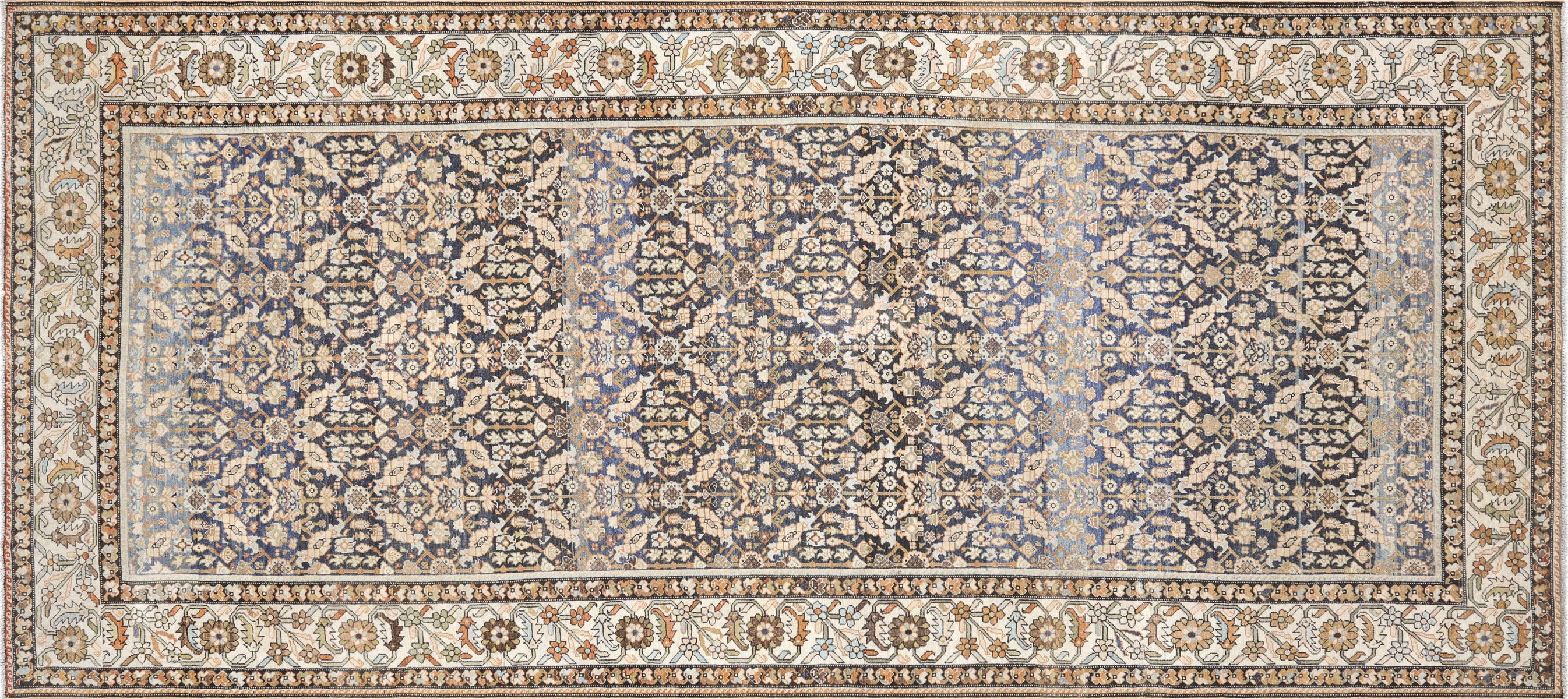 Antique Persian Melayer Rug - 7'4" x 16'10" - 260005