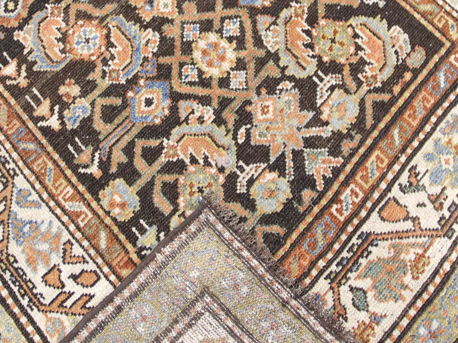 Antique Persian Bidjar Runner. 3'2" x 12'0" - 260006