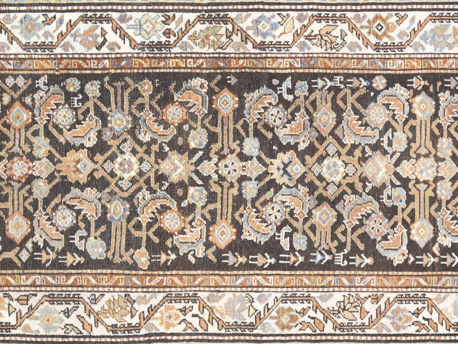 Antique Persian Bidjar Runner. 3'2" x 12'0" - 260006