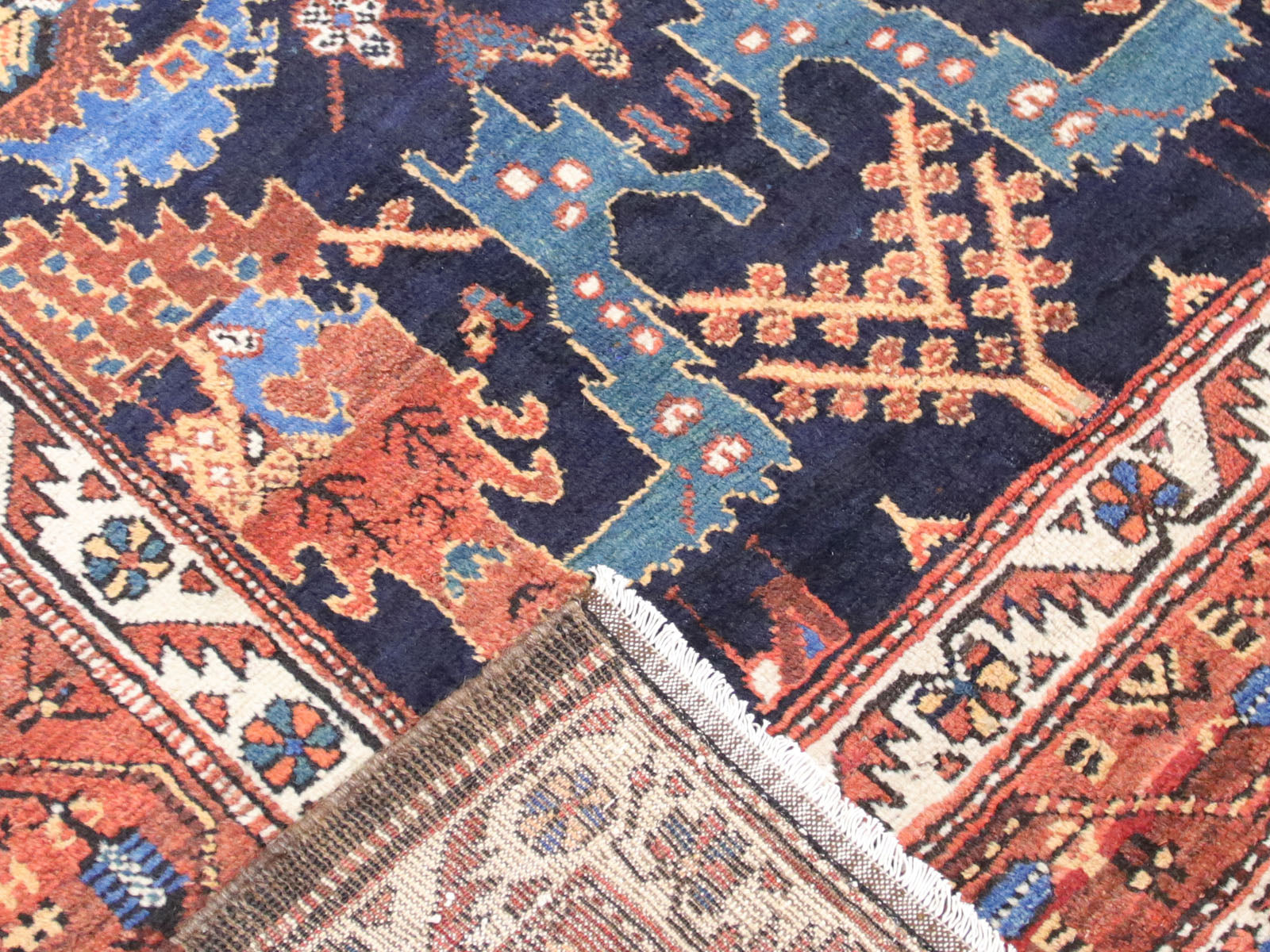 Antique Persian Bidjar Rug - 10'9" x 18'0" - 260007