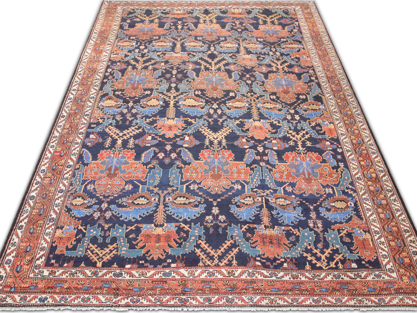 Antique Persian Bidjar Rug - 10'9" x 18'0" - 260007