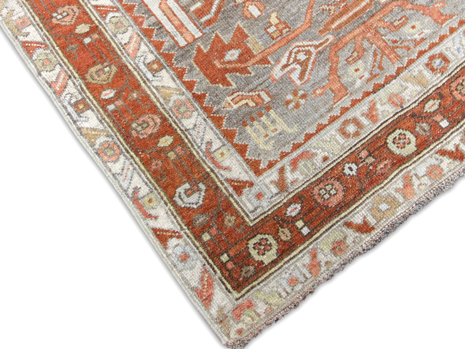 Antique Persian Bidjar Runner - 3'3" x 15'10" - 260008
