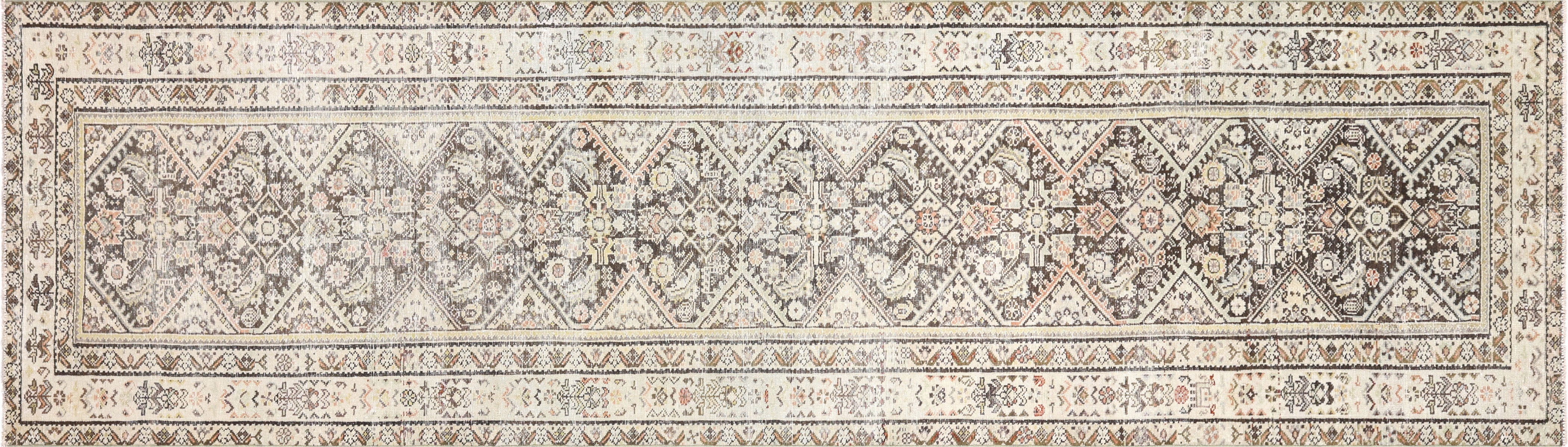 Antique Persian Melayer Runner 3'2" x 12'7" - 260009