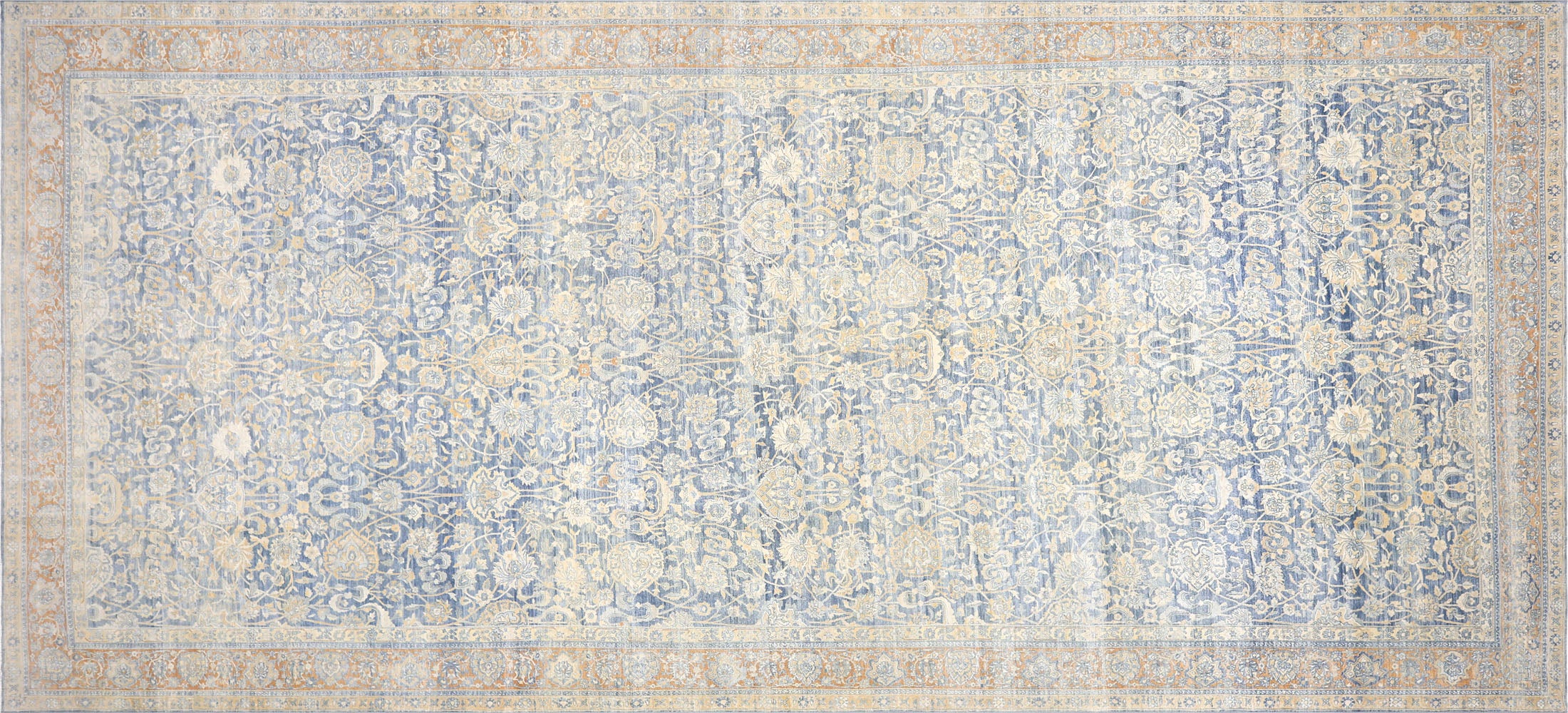 Antique Persian Kerman Rug - 10"9" x 24'4" - 260011