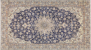 Vintage Persian Nain Rug - 5'6" x 9'9" - 260013
