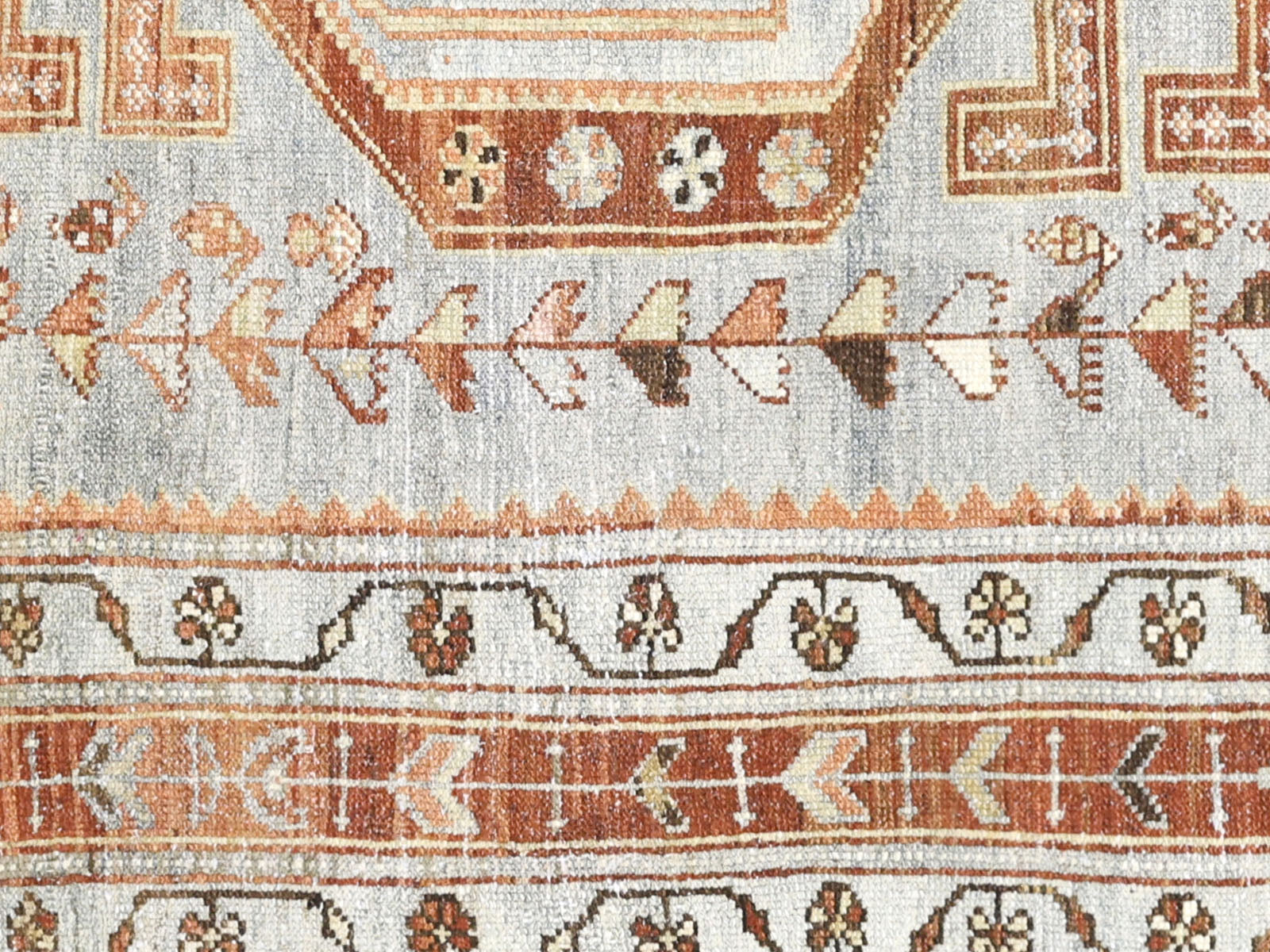 Semi Antique Persian Melayer Rug - 4'3" x 6'6" - 260016