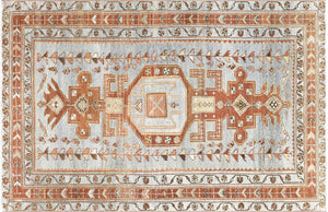 Semi Antique Persian Melayer Rug - 4'3" x 6'6" - 260016