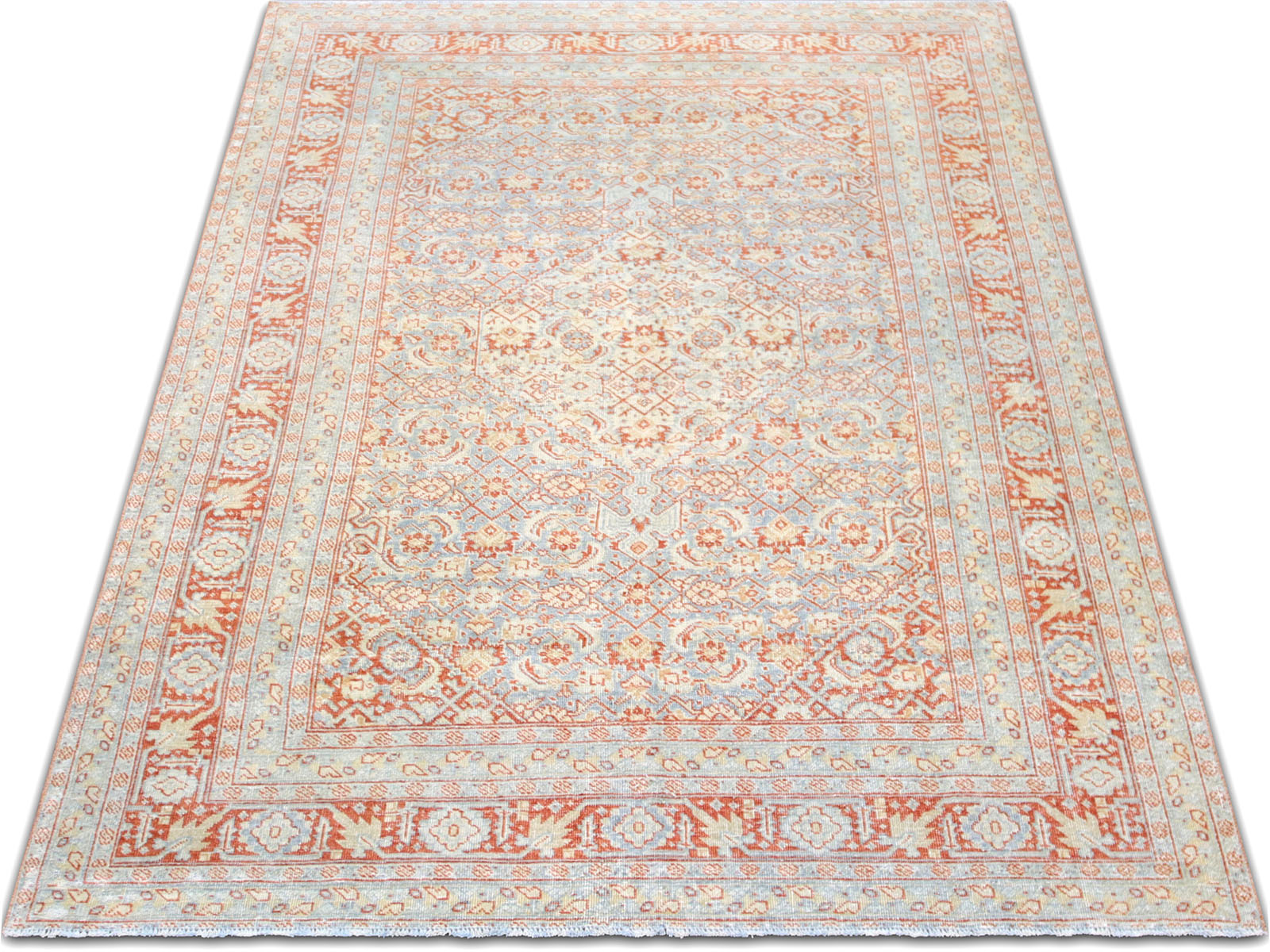 Semi Antique Persian Tabriz Rug - 4'7" x 6'4" - 260017