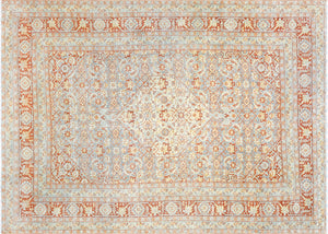 Semi Antique Persian Tabriz Rug - 4'7" x 6'4" - 260017