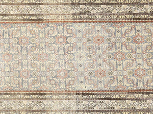 Semi Antique Persian Melayer Runner - 3'5" x 15'7" - 260020